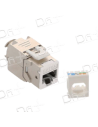Noyau RJ45 CAT6A Blindé FTP Blanc - N45C6AFW - dfiplus
