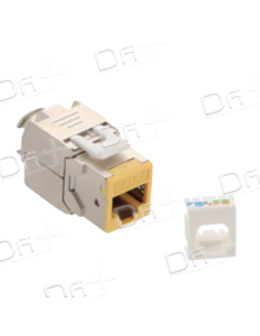Noyau RJ45 CAT6A Blindé FTP Jaune - N45C6AFY - dfiplus