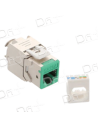 Noyau RJ45 CAT6A Blindé FTP Vert - N45C6AFV - dfiplus