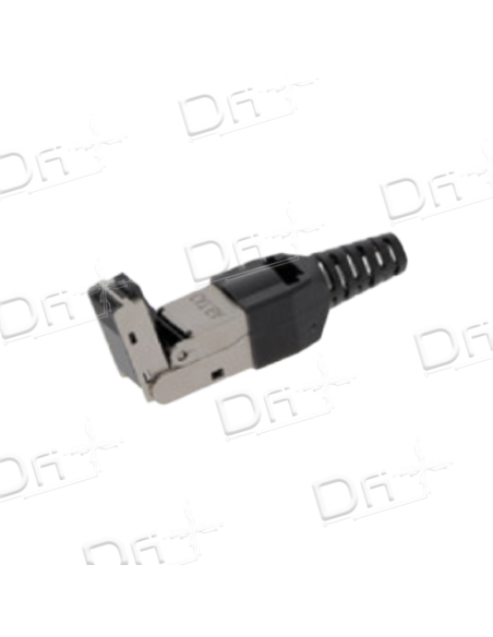 Connecteur RJ45 CAT6A FTP Sans Outil 150 Degré - C6AFSO150 - dfiplus