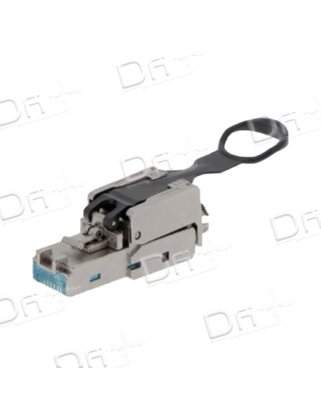 Connecteur RJ45 CAT6A FTP Sans Outil Extra Court - C6AFSOEC - dfiplus