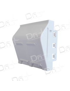 Face avant 45x45 45 degrés 2 ports Keystone - FA4545X2I - dfiplus