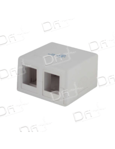 Boitier Keystone 2 ports vide - BMV2P - dfiplus