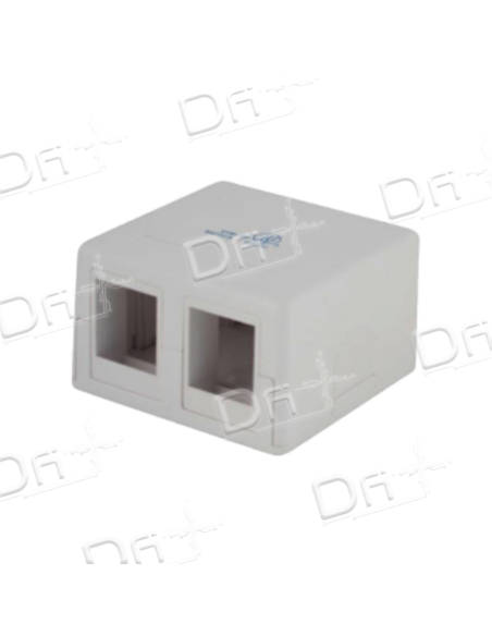 Boitier Keystone 2 ports vide - BMV2P - dfiplus Boitier Keystone 2 ports vide - BMV2P - dfiplus