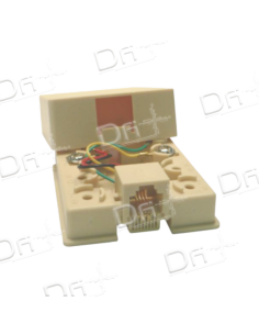 Boitier mural RJ11 UTP - 6P4C 2