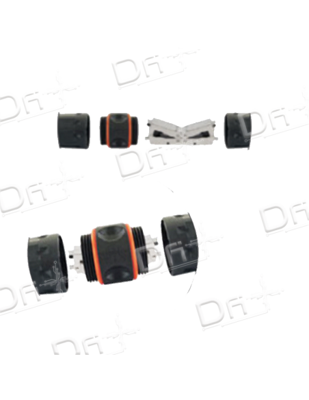 Embase RJ45 CAT6A IP68 Coupleur - ERJ45C6AC - dfiplus