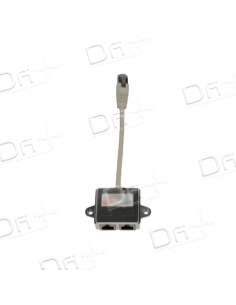 Dédoubleur RJ45 FTP E – E 1M-2F 10cm - ADF1M2FE - dfiplus