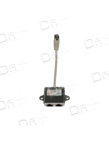 Dédoubleur RJ45 FTP ET – TT 1M-2F 10cm - ADF1M2FETT - dfiplus