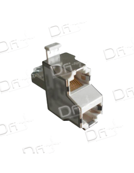 Dédoubleur RJ45 FTP ET – TT 1M-2F Monobloc - ADMU1M2FETT - dfiplus