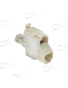 Dédoubleur RJ45 UTP N – N 1M-2F Monobloc - ADM1F2FE - dfiplus