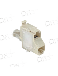 Dédoubleur RJ45 UTP N – N 1M-2F Monobloc - ADM1F2FN - dfiplus
