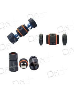 Embase RJ45 CAT6A IP68 Femelle - Femelle - ERJ45C6AFF - dfiplus 2