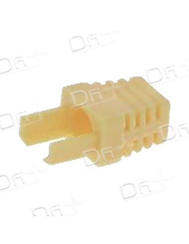 Manchon RJ45 Type Surmoulé Jaune - MSRJ45Y - dfiplus