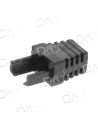 Manchon RJ45 Type Surmoulé Noir - MSRJ45N - dfiplus