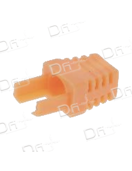 Manchon RJ45 Type Surmoulé Orange - MSRJ45O - dfiplus Manchon RJ45 Type Surmoulé Orange - MSRJ45O - dfiplus