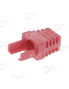 Manchon RJ45 Type Surmoulé Rouge - MSRJ45R - dfiplus