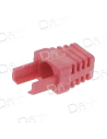 Manchon RJ45 Type Surmoulé Rouge - MSRJ45R - dfiplus