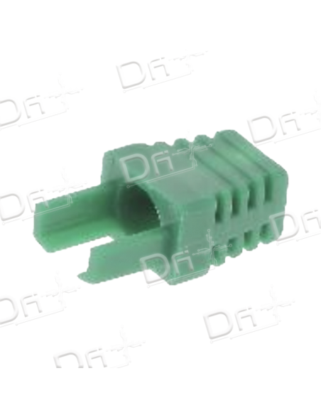 Manchon RJ45 Type Surmoulé Vert - MSRJ45V - dfiplus Manchon RJ45 Type Surmoulé Vert - MSRJ45V - dfiplus