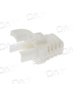 Manchon RJ45 Type Verrouillage Snagless Blanc - MVRJ45W - dfiplus