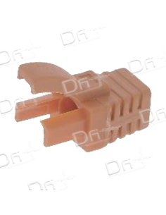 Manchon RJ45 Type Verrouillage Snagless orange - MVRJ45O - dfiplus