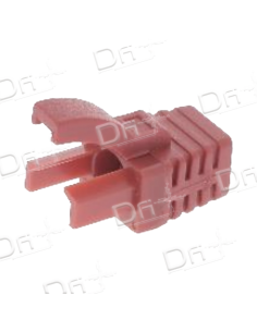 Manchon RJ45 Type Verrouillage Snagless Rouge - MVRJ45R - dfiplus