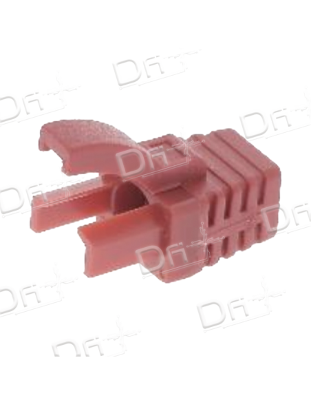 Manchon RJ45 Type Verrouillage Snagless Rouge - MVRJ45R - dfiplus Manchon RJ45 Type Verrouillage Snagless Rouge - MVRJ45R - dfiplus