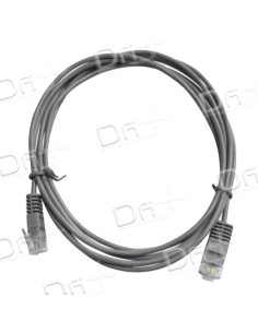 Cordon Patch Téléphonique 1 Paire UTP Gris 1m - C45UG1 - dfiplus