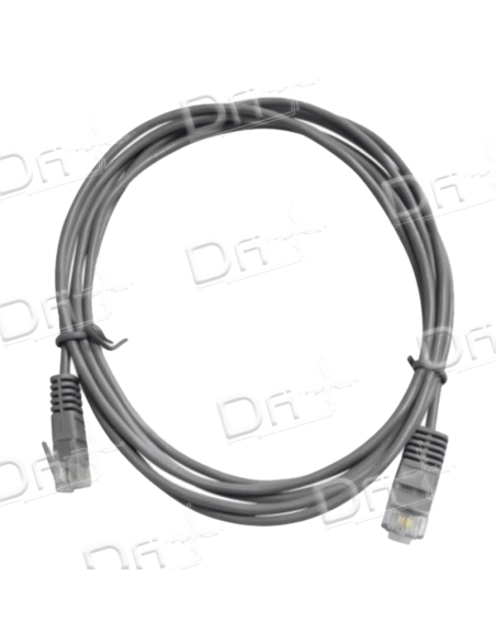 Cordon Patch Téléphonique 1 Paire UTP Gris 1m - C45UG1 - dfiplus Cordon Patch Téléphonique 1 Paire UTP Gris 1m - C45UG1 - dfiplus