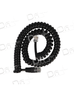 Cordon Combiné RJ9-RJ45  3&3Cm Noir 1,5m - CC94533N15 - dfiplus