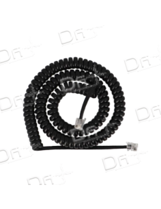 Cordon Combiné RJ9 3&12Cm Noir 1m - CC9312N1 - dfiplus