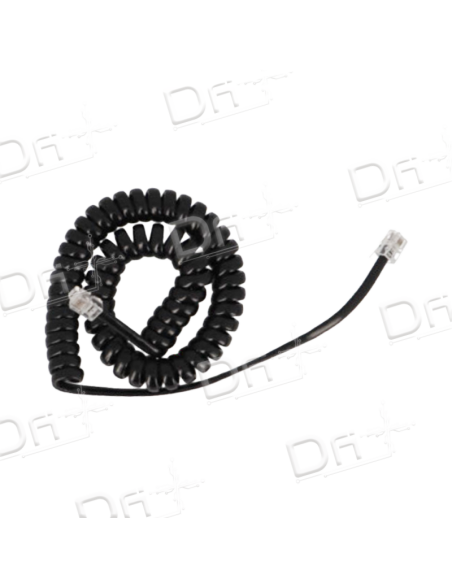 Cordon Combiné RJ9 3&15Cm Noir 1m - CC9315N1 - dfiplus Cordon Combiné RJ9 3&15Cm Noir 1m - CC9315N1 - dfiplus