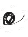 Cordon Combiné RJ9 3&15Cm Noir 1m - CC9315N1 - dfiplus