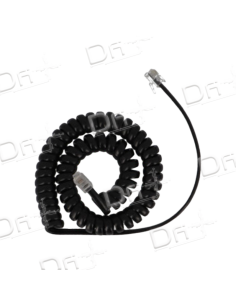 Cordon Combiné RJ9 3&20Cm Noir 1m - CC9320N1 - dfiplus