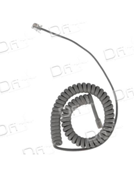 Cordon Combiné RJ9 3&30Cm Gris Clair 1m - CC9330GC1 - dfiplus Cordon Combiné RJ9 3&30Cm Gris Clair 1m - CC9330GC1 - dfiplus