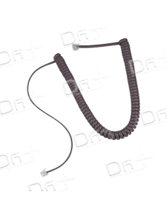 Cordon Combiné RJ9 3&30Cm Pourpre 1,5m - CC9330P15 - dfiplus