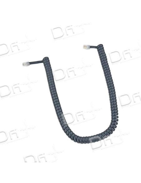 Cordon Combiné RJ9 3&3Cm Gris Anthracite 1m - CC933GA1 - dfiplus Cordon Combiné RJ9 3&3Cm Gris Anthracite 1m - CC933GA1 - dfiplus