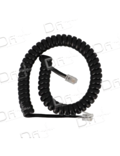 Cordon Combiné RJ9 3&7Cm Noir 1m - CC937N1 - dfiplus