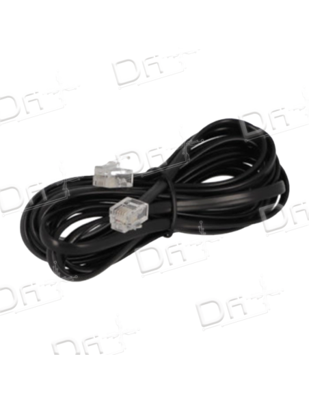 Cordon de ligne RJ11 - RJ11 30Cm Noir - CL1111N03 - dfiplus Cordon de ligne RJ11 - RJ11 30Cm Noir - CL1111N03 - dfiplus