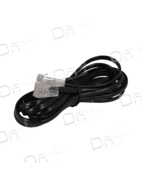 Cordon de ligne RJ45 - RJ45 3m Noir - CL4545N3 - dfiplus Cordon de ligne RJ45 - RJ45 3m Noir - CL4545N3 - dfiplus
