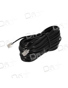 Cordon de ligne RJ9 - RJ9 30Cm Noir - CL99N05 - dfiplus