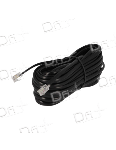 Cordon de ligne RJ9 - RJ9 30Cm Noir - CL99N05 - dfiplus