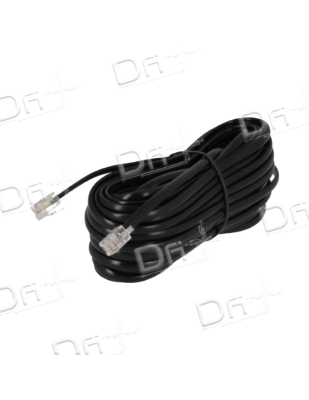 Cordon de ligne RJ9 - RJ9 30Cm Noir - CL99N05 - dfiplus Cordon de ligne RJ9 - RJ9 30Cm Noir - CL99N05 - dfiplus
