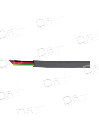 Câble plat téléphonique 4 conducteurs Gris - CM4PVCG - dfiplus
