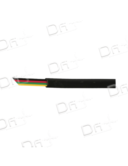 Câble plat téléphonique 4 conducteurs Noir - CM4PVCN - dfiplus Câble plat téléphonique 4 conducteurs Noir - CM4PVCN - dfiplus
