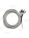 Cable Pieuvre 8 paires RJ45 3m PABX - SYT8P3 - dfiplus