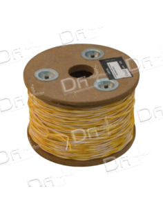 Jarretière L820 5-10 2 Conducteurs Blanc - Noir 100m - dfiplus