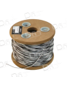 Jarretière L820 5-10 2 Conducteurs Blanc - Noir 100m - dfiplus