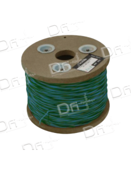 Jarretière L820 5-10 2 Conducteurs Bleu - Vert 100m - dfiplus Jarretière L820 5-10 2 Conducteurs Bleu - Vert 100m - dfiplus