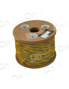 Jarretière L820 5-10 2 Conducteurs Jaune - Gris 100m - dfiplus