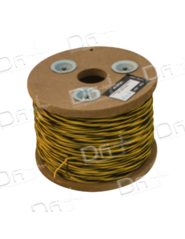Jarretière L820 5-10 2 Conducteurs Jaune - Noir 100m - dfiplus